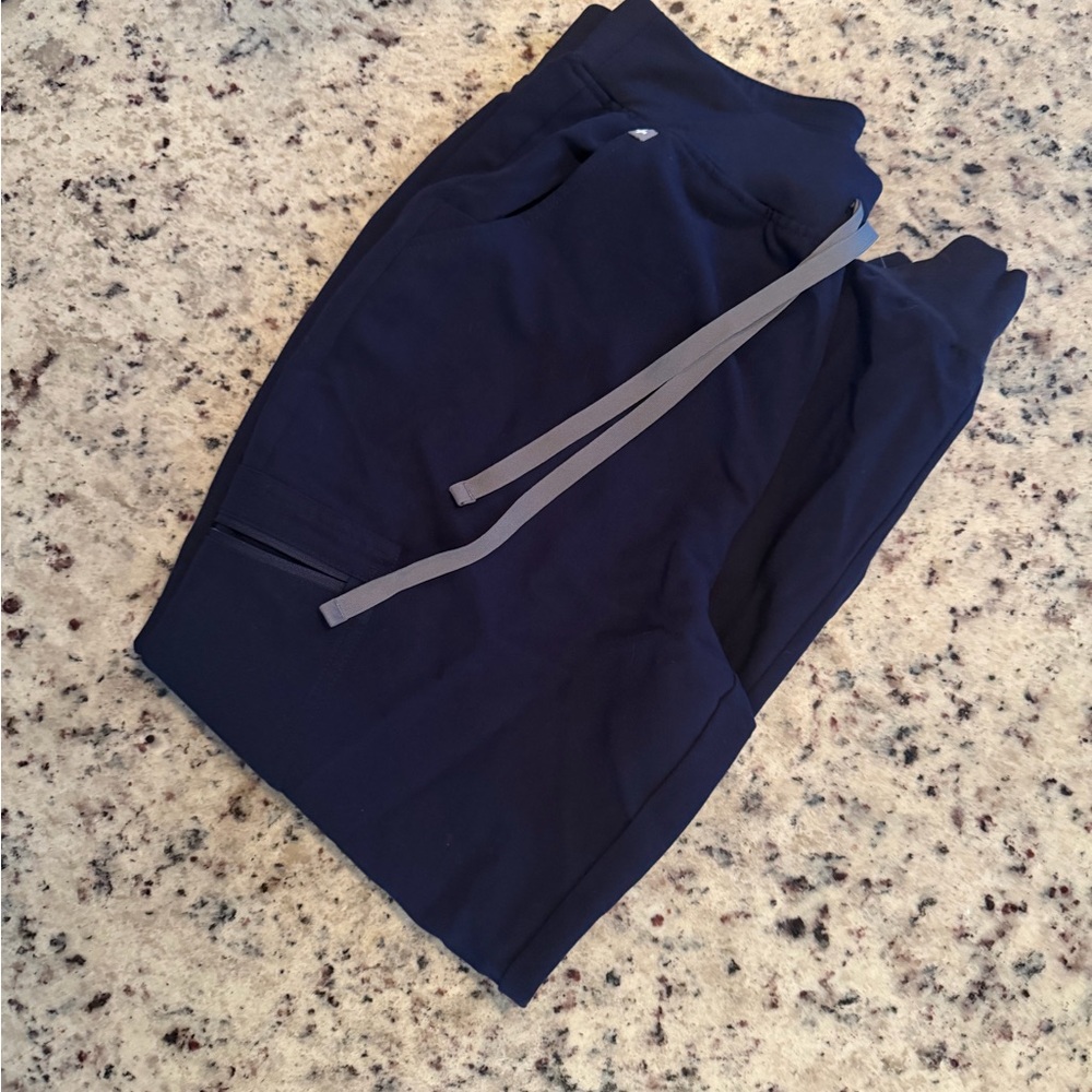 Figs Navy Blue Scrub Joggers